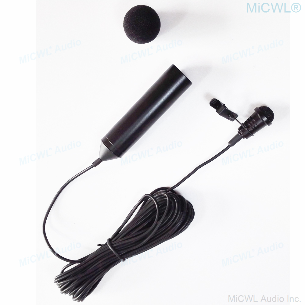 XLR 3Pin 48V Phantom Power Tie Clips Microphones 5m Wire Condenser Lavalier Mics - View #6