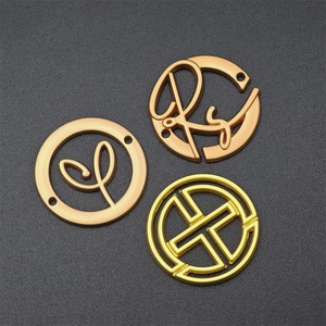 Accessori per borse <span class=keywords><strong>Hardware</strong></span> 3D in rilievo marchio etichetta Custom borsa logo piastra metallica per borsa borsa borsetta portafoglio - Product Image 2