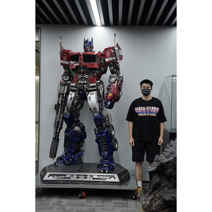 Preventa: Escultura de Robot Transformer Optimus Prime Gigante de Tamaño Real para Exteriores, Estatuas de <span class=keywords><strong>Película</strong></span> de Tamaño Real, Estatua de Héroe - Product Image 5
