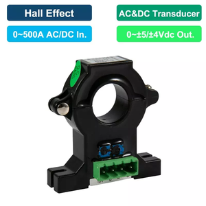 Split Core Current Hall Sensors 500A Current Input 0-<b>5V</b> Output for Energy Metering Hall Effect Amperage Transducer - Product Image 1