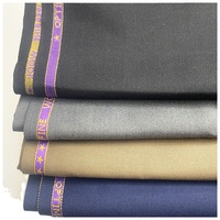 Tissu TR pour costume en polyester et viscose, sergé 80/20, matériaux de confection pour hommes