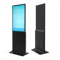 Afficheur LCD couleur sur pied avec panneau IPS et rétroéclairage LED Full Array, écran publicitaire LED sous Android/Windows