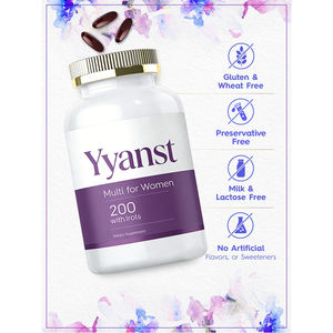 Cápsulas de Multivitaminas de Alta Potencia para Mujeres, OEM/ODM, para Equilibrio Hormonal y Belleza, Bajas en Carbohidratos y Azúcar, Dosis Personalizable - Product Image 5