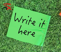 Drapeau publicitaire personnalisé en PVC, prix de gros, plusieurs couleurs, réglable, pour campagne extérieure