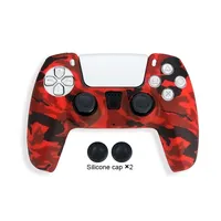 DATA FROG pour manette PS5, coque en silicone antidérapante, protection de la poignée, housse anti-poussière pour Playstation 5