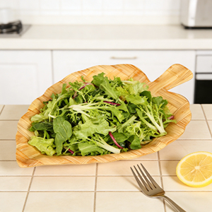 Plato de Bambú Premium de Gran Capacidad para Fiestas Familiares, Barbacoas, Servir Ensaladas, Reuniones al Aire Libre en el Jardín - Product Image 4