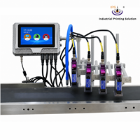 Mesin Cetak Inkjet Thermal Online HP Tij 2.5 600 Dpi, Pencetak Kode Tanggal Batch hingga Ketinggian 101.6 mm untuk Kotak Karton