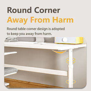 Escritorio de aprendizaje para niños de madera ajustable en altura D Etude Enfant Une Piece Mesa y silla de estudio ergonómica de madera para bebés y niños - Product Image 5