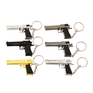 1:3 in lega di zinco <span class=keywords><strong>Desert</strong></span> <span class=keywords><strong>Eagle</strong></span> Full Gun portachiavi in metallo Mini pistola modello portachiavi giocattolo - Product Image 2