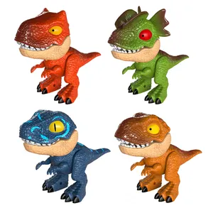 Dört stil 5 In 1 dinozor seti okul malzemeleri çocuk kırtasiye hediye seti kırtasiye çocuklar için