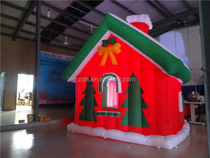 Décoration <span class=keywords><strong>de</strong></span> Noël Santa House <span class=keywords><strong>Maison</strong></span> <span class=keywords><strong>de</strong></span> Noël gonflable géante avec éclairage LED - Product Image 2