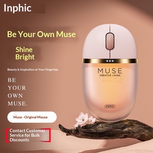 Ratón Inalámbrico Ergonómico INPHIC MUSE de 4 Botones con Sensor Fotoeléctrico para 2.4G, Tres Modos, para Diestros/Zurdos, para Juegos de Chicas - Product Image 3