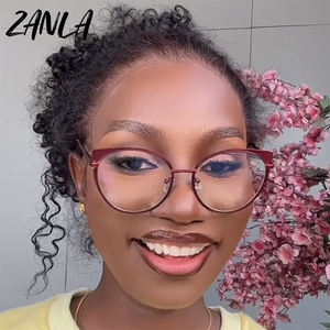 Ordinateur Anti lumière bleue lunettes femmes <span class=keywords><strong>2023</strong></span> nouvelle mode oeil de chat lunettes cadres pour dames bloquant <span class=keywords><strong>Blu</strong></span>-<span class=keywords><strong>ray</strong></span> optique lunettes - Product Image 3