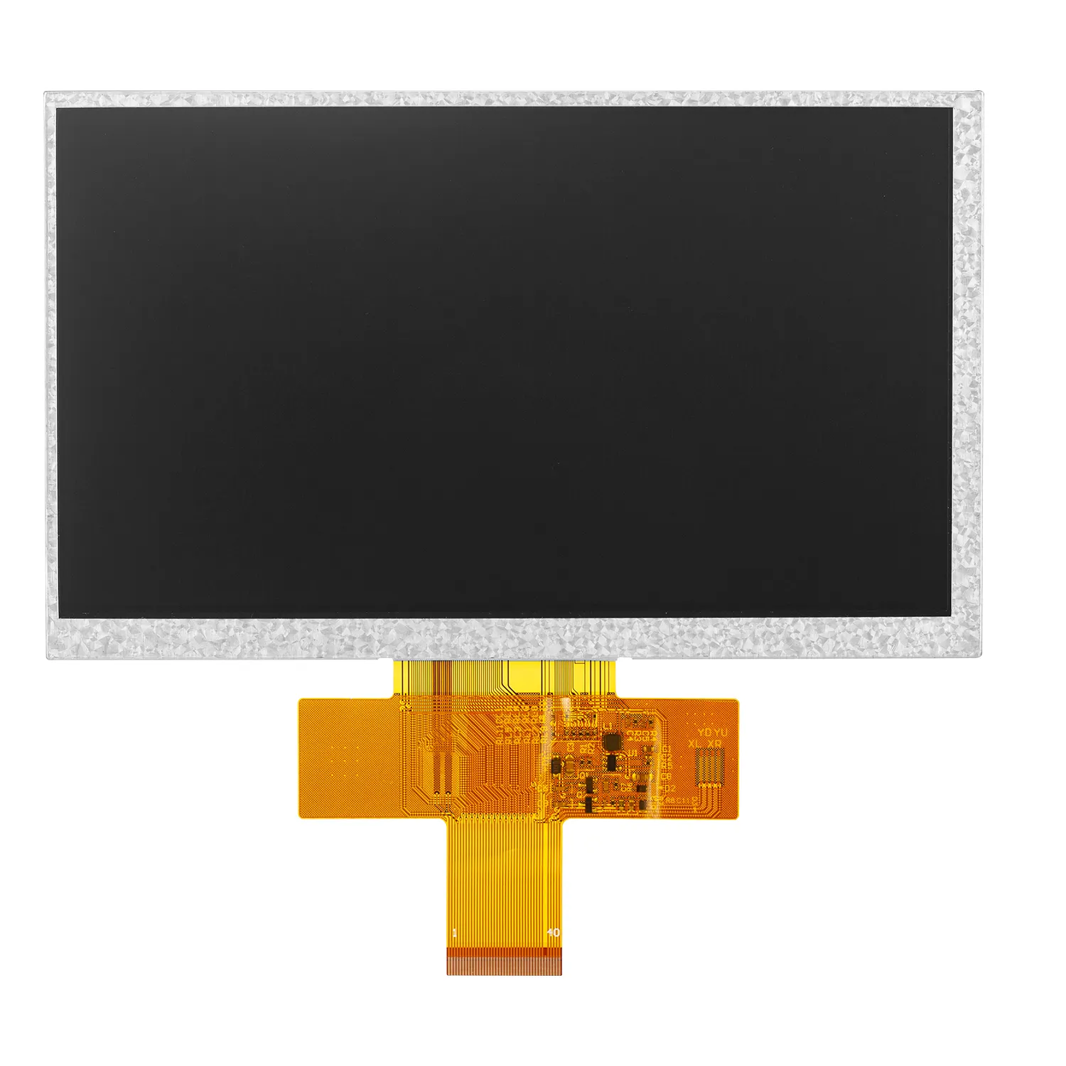 Tela LCD para sistemas embutidos LVDS IPS TFT LCD de 7 polegadas de ampla temperatura 800x480 pixels