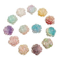 Résine de gouttelettes de colle effet œil de chat Aurora, rose gras, pour l'art DIY, les fleurs, les bijoux, les coques de téléphone portable