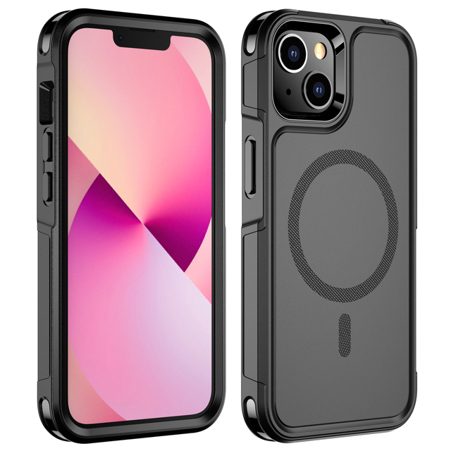 Shockproof Case for iPhone 13 Case Shockproof Heavy Duty Premium Quality Hybrid Hard PC Dropproof Protective Case Cover