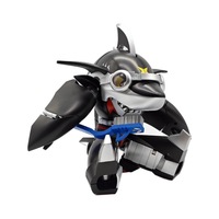 Colección OEM Tjxb002 Xiaobao serie Shark Chili transformación Robot modelo nueva condición Mecha Juguete plástico estrella figuras de acción