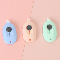 Cutter industriel en céramique de zircone, lame rétractable, couteau utilitaire sûr, durable, design mini nuage mignon, pièces en céramique