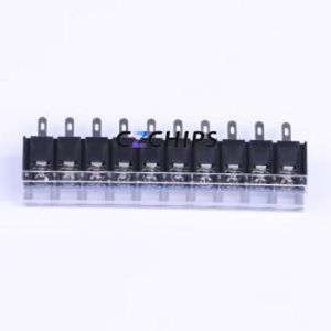 KF38H-8.25-10P Barrier Terminal Block Through hole Component (THT),P=8.25mm Connector With Cover Plate 8.25mm 1x10P Straight Pin - Product Image 1