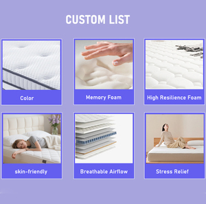 Bán buôn các tính năng vua nữ hoàng Kích thước nén cuộn trong một hộp vải dệt kim yên tĩnh Túi mùa xuân nệm cho căn hộ - Product Image 3