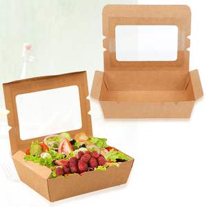Caja de Papel Desechable Personalizada para Comida Rápida para Llevar, Caja para Alitas de Pollo, Caja para Papas Fritas, Caja para Hamburguesas - Product Image 4
