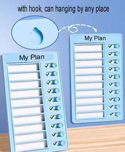 Tablero de verificación de plástico creativo con logotipo personalizado al por mayor, mini Bloc de notas de hábitos de estudiantes, lista de verificación de PP para regalo promocional. - Product Image 4