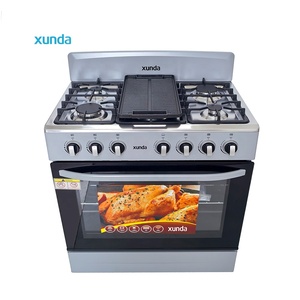 Estufa de Gas Independiente Xunda con Horno Integrado, Diseño Moderno y Novedoso, 5-6 Quemadores, 30 Pulgadas - Product Image 3