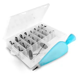 Kit <span class=keywords><strong>per</strong></span> la decorazione di torte da 38 pezzi sacchetti <span class=keywords><strong>per</strong></span> tubazioni <span class=keywords><strong>per</strong></span> glassa e Set di punte <span class=keywords><strong>per</strong></span> la pasticceria con Cupcake <span class=keywords><strong>per</strong></span> biscotti Dessert francese - Product Image 1