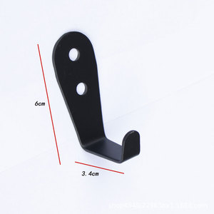 Stainless Steel <b>Wall</b> Mounted Coat Hook 6cm X 3.4cm Anti Corrosion Minimalist Design For Bathroom Use - Product Image 1