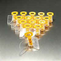 Sceaux de sécurité personnalisés CH607 pour compteurs, en fil d'acier spiralé de 0,7 mm, pour compteurs, réservoirs, vannes et sacs de transport d'espèces
