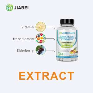 Capsule personalizzate di sambuco di fabbrica quercetina zinco vitamina C vitamina <span class=keywords><strong>D</strong></span> ha migliorato la densità ossea della salute cardiovascolare generale - Product Image 4