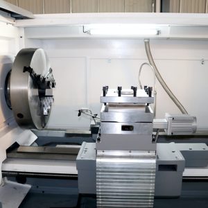 High Quality Heavy Duty CK61100 Lathe <strong>Machine</strong> 220V Fanuc <strong>Used</strong> Condition Horizontal 4-Jaw Chuck Flat Bed GSK Gear for Metal - Product Image 4