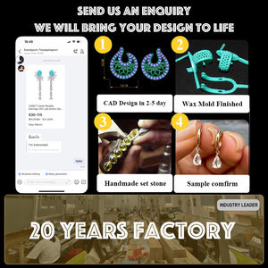 Luxury Wholesale Elegant Wedding Jewelry <b>Set</b> Unisex 925 Sterling <b>Silver</b> Clear Gemstone VVS <b>Stud</b> <b>Earrings</b> Hook - Product Image 4