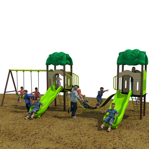 Tùy chỉnh thép & nhựa vườn loạt mẫu giáo & gia đình sân chơi đu leo nets & Cuộc Phiêu Lưu Slide nhà sản xuất - Product Image 5