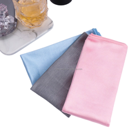 Serviette en microfibre sans peluches pour le nettoyage des fenêtres, séchage rapide, pour miroirs et vitres, chiffon de polissage en microfibre épais et absorbant