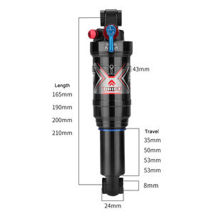 Ammortizzatore Posteriore per Bicicletta DNM AO-8RC 165/190/200/210/230mm Sospensione ad Aria Soft Tail Ammortizzatori per Mountain Bike - Product Image 6