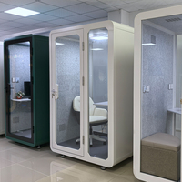 PYinC |   Cabine téléphonique insonorisée mobile, pod de réunion privé et cabine d'enregistrement - Modulaire, silencieuse, pour le travail et les appels privés