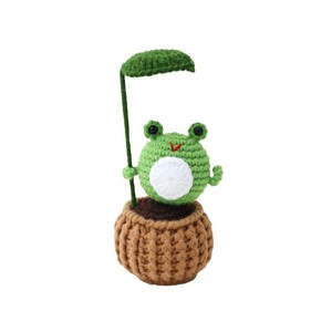Llaveros de ganchillo hechos a mano con diseño de animales adorables (cerdos <span class=keywords><strong>y</strong></span> patos), ideales para decoración de bolsos, hogar u oficina. - Product Image 4