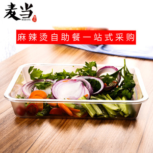 ถาดเสิร์ฟอะคริลิกใสทรงสี่เหลี่ยมผืนผ้า ปลอดภัยสำหรับเครื่องล้างจาน ใช้ในร้านอาหาร ลายเรียบ ทนทาน เหมาะสำหรับใช้ในครัวเรือน - Product Image 4