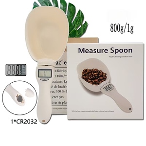 Cucchiaio Digitale <span class=keywords><strong>per</strong></span> Misurare Cibo <span class=keywords><strong>per</strong></span> Animali Domestici, Precisione 800g/1g, Display LCD, Cucchiaio Elettronico <span class=keywords><strong>per</strong></span> Pesare Cani e <span class=keywords><strong>Gatti</strong></span> - Product Image 1