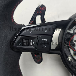 Nuevo Volante Deportivo de Fibra de Carbono Forjada con LED y Alcántara para Audi B9 B8 C8 A4 A6 A7 R8 TT RS A8 Q7 - Product Image 3