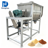 Mélangeur à ruban horizontal en acier inoxydable de type U pour poudres sèches, céréales, farine, soja, millet