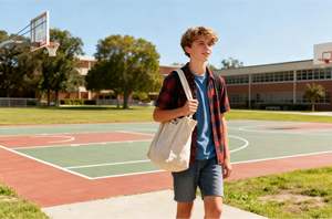 Bolsas de Lona de Algodón Extra Grandes con Logotipo Personalizado, Reutilizables, Duraderas, para Fin de Semana, Compras, Deportes, Yoga - Product Image 4