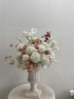 Boule de fleurs personnalisée ODM OEM, roses bleues artificielles pour la décoration de mariage, cérémonie, Noël, événement, fête, fournitures de décoration