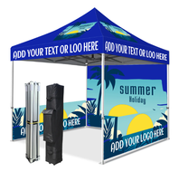 Tente Pop-up Personnalisée Imprimée en Gros, Pliable et Imperméable, pour Expositions, Foires, Stands de Vente et Marketing