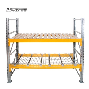 Plateau en fil d'acier galvanisé à chaud entièrement soudé, facilement installable, pour rayonnages d'entrepôt - Product Image 1