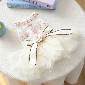 Vestido de Verano, Primavera e Invierno para Perros Pequeños, de Algodón de Lujo, Bonito y Ecológico, para Fiestas - Product Image 4