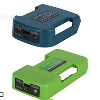 Adaptador USB de 40V con Hebilla para Cinturón, para Baterías Makita, Ryobi, Greenworks de 40V, Carga de Emergencia para Herramientas Eléctricas en Exteriores