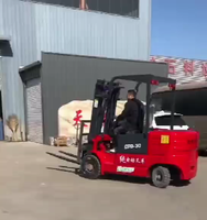 Chariot élévateur électrique à contrepoids avec siège, batterie à accumulateur, mât de 3 à 7 mètres, prix fabricant