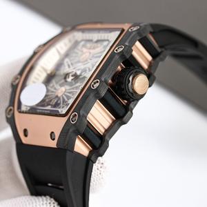 นาฬิกาข้อมือผู้ชายระบบอัตโนมัติคุณภาพสูงพร้อมตัวเลขอารบิก - Product Image 6